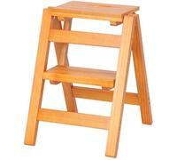 2Step Folding Wooden ol MultiFunctal Footrest for Home Library Aid & Portable for Easy Access SpaceSaving Design.