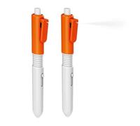 2Stk Prank Squirt Water Pen | 2 in 1 Ballpoint Pens Water Sprinkler Toy | Writable Magic Pen Water Spray Toys | Funny Pranks Waters Pens Fighting Games Soaker Toy for School Supplies