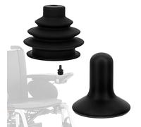 2Styles Electric Wheelchair Joystick Button Cap, Rubber Wheelchair Controller Protective Cover, Universal Power Chair Knobs Protector Wheel Chair Control Knob Covers for Mobility Scooter Accessories