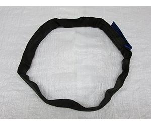 2T Black Endless Lifting Round Sling 1.25M EWL 2.5M Circumference