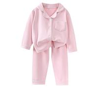 2T Boys Clothes Children's Thermal Underwear Set with Three of Cotton and Thickened Fabric for Men and Women's Winter Home Wear Baby's Clothing 2T Boys Clothes (9-10 Years) Light Pink