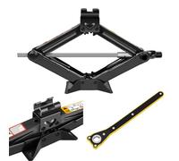 2T Car Tyre Changing Tools Kit with Hand Crank 360° Activity Head for Cars/SUVs/MPV/Motorcycle, Home Garage Emergency Tire Change Auto Repair Lifting Kit, Max. Height 390mm
