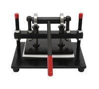 2T Manual Leather Die Cutter, 26 * 16cm Heavy Duty Steel Cutting Embossing Machine Adjustable Pressure Sampling Cutter Tool for Leather, Fabrics, Silicone