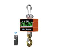 2T Rechargeable Digital Crane Scales Heavy Duty Hanging Scale With Remote Control For Industrial Hanging Hook for Garage Farm,Orange-2T