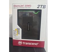 2TB Transcend TS2TSJ25M3S StoreJet 25M3 USB3.1 Slim Portable HDD Hard Drive