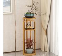 2Tier Indoor/Outdoor Plant Shelf MultiLevel Veal Planter Stand for Corners Patio & Living Room Primary Colors B Perfect for Home Décor & Plant Display