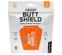 2Toms ButtShield, All Day Anti-Chafe and Blister Prevention, Waterproof and Sweatproof Protection from Saddle Sores, 6-Pack Towelettes