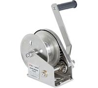 2Ton Hand Winch Crank with TwoWay SelfLocking Device Portable Cable Winch for Boat Trailers Lifting & Towing C 20m Rope & Hook Included