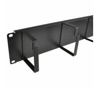 2U Data Cabinet 19 Inch Cable Management Bar With 4 Metal Rings