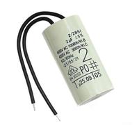 2uF Run Capacitor 450V AC CBB60 Motor Capacitor for Water Pump Boiler Heating System Quiet Operation 49x24.5mm