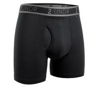 2UNDR Sport Shift Boxer for Men - Stealth Black Baselayer for Ultimate Comfort