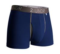 2UNDR Swing Shift Trunk for Men - Comfortable Baselayer in Navy/Grey for Active Running
