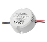2V LED Driver 15W, Compact LED Power Supply Transformer, 220-240V AC to 12V DC For LED Strips, Furniture Lighting & Low-Voltage LEDs