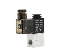 2V025-06 1/8 2V025-08 1/4 for Normally Closed Air Solenoid Valve Pneumatic Control Valve DC 12V 24V 220V 110V 2 Way 2 Position(2V025-06,DC24)