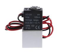 2V025-06 2V025-08 Solenoid Valve 1/4" 1/8" 2 Way Normally Closed Direct-Acting Pneumatic Valves for Water Air Gas(2V025-06,DC24)