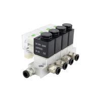 2V025-06 DC12V 24V 220V 110V Pneumatic Solenoid Valve 2 Way Normally Closed Air Magnetic Valve 2V025-08 1Pcs(AC220V 8mm Fittings)