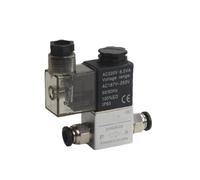 2V025-08 dc12v 24v 220v airtac Type Pneumatic air Solenoid Valve 2 Position 2 Port Normally Closed Air Magnetic Valve Pneumatic(2v025-8f,OneColor)