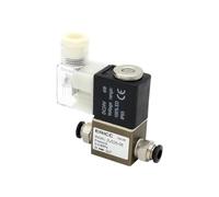 2V025-08 Normally Closed 12V 24V 220V 1/4" BSP 2 Way 2 Position Air Solenoid Valve 2V025-08 Pneumatic Control Valve(2V025-08 DC12V,with 12mm Fittings)