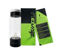 2VABU Molecular Sport - Rechargeable Hydrogen Water Bottle - 1400 PPB Molecular Hydrogen - SPE & PEM Technology - 400 ml - Includes Protective Sleeve