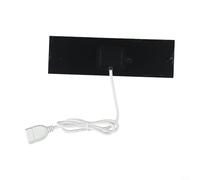 2W Monocrystalline Solar Panel Charger with USB Output for 3.7V-5V Battery, Portable High Efficiency Solar Power Module for Garden Lights, DIY Projects and Outdoor Camping