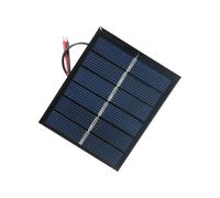 2W Solar Panel - 2W Compact Solar Charger Board for Low-Power | High-Efficiency Sun Cell Module with Transparent Resin Coating & Polished Monocrystalline for Outdoor, Camping, Hiking and RVing