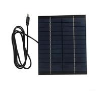 2W Solar Panel for Security Cameras High Efficiency Type-C Port 12V for Battery Charger Remote Monitoring System 110x136mm