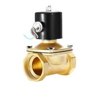 2Way Electric Normally Closed 1.5inch 2inch NPT Water Solenoid Valve 220VAC12VDC 110VAC DN40 DN50(NPT-12VDC,1-1/2 inch)