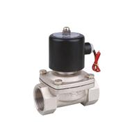 2WB-8 1/4 3/8 1/2 3/4 1 Stainless Steel Direct-Acting Diaphragm Solenoid Valve Square Coil Solenoid Valve Normally Closed Sanmin(2WB-20 G3-4,DC12V)