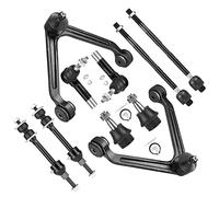 2WD 5-LUG Front Upper Control Arms w/Ball Joint Sway Bar Links Tie Rods Suspension Kit for 2002-2005 Dodge Ram 1500 2WD RWD Front Suspension Kit (10pc)