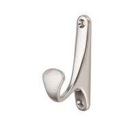 2WFYJNITP Hat Hardware Closet Robe Hanger Zinc Alloy Hook Simple Black Gold Metal Wall Home Decoration Coat Porch Living Room Organizer(Silver)