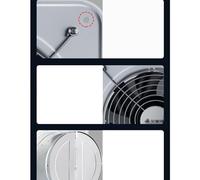 2WFYJNITP Indoor 6inch/8inch/10inch/12inch Window Exhaust Fan Powerful Mute Kitchen High Speed Ventilation(8inch)