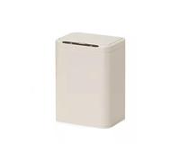 2WFYJNITP Kitchen Bin Intelligent Sensor Trash Can Household Stainless Steel Living Room Kitchen with Lid Light Luxury Automatic Toilet Paper Basket Garbage Can(White,25L)