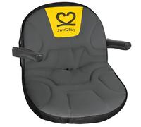 2win2buy Heavy Duty 600D Polyester Oxford Tractor Seat Cover with Padded Cushion Surface, Fits Craftsman, Cub Cadet, Kubota Lawn Mower Tractor