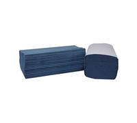 2Work 1-Ply I-Fold Hand Towels Blue (Pack of 3600) - 2W70104