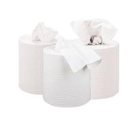 2Work 2-Ply Centrefeed Roll 150m White (6 Pack)