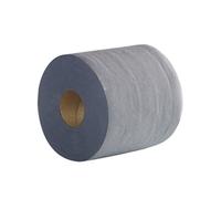2Work 2-Ply Centrefeed Roll 500 Sheets Blue (Pack of 6) 2W03010