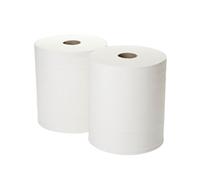 2Work 2-Ply Forecourt Roll 260m White (2 Pack) 1WH101