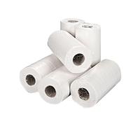 2Work 2-Ply Hygiene Roll 250mmx40m White (18 Pack)