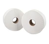 2Work 2-Ply Jumbo Toilet Roll 76mm Core (6 Pack)