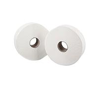 2Work 2-Ply Mini Jumbo Toilet Roll 200 Metres (12 Pack)