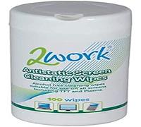 2Work Anti-Static Screen Cleaning Wipes (Pack of 100) DB57099