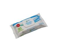2Work Antibacterial Alcohol Hand Wipes Unfragranced (Pack of 50)