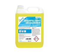 2Work Bactericidal Cleaner Disinfectant Deodoriser Lemon 5 Litre 2W85444