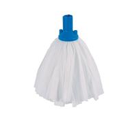 2Work Big White Mop Head Blue Pack of 10 2W10497