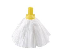 2Work Big White Mop Head Yellow Pack of 10 2W10495