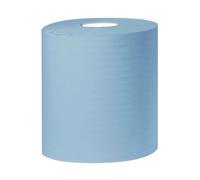 2Work Centrefeed Roll 2-Ply 150m Blue (Pack of 6) KF03805