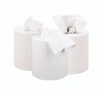 2Work Cfeed Roll 2-PLY 150M WHT PK6