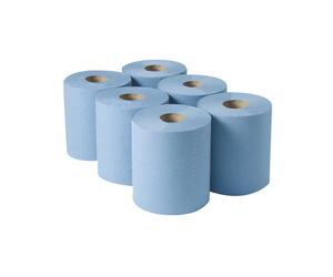 2Work Cfeed Roll 3-PLY BLU 135M