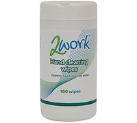 2WORK DB50835 Hand Cleaning Wipes (Pack of 100)