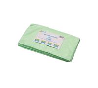 2Work Green 400 x 400mm Microfibre Cloth (10 Pack) 101161GN